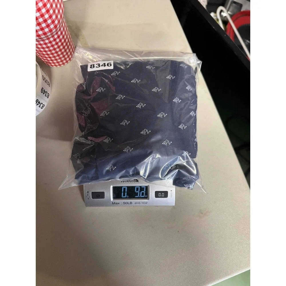 Polo Ralph Lauren Polo Shirt Large Navy All Over Print AOP Graphic Short Sleeve